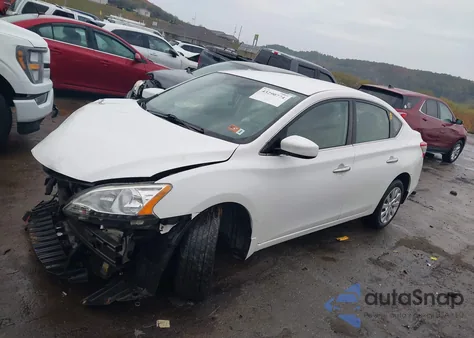 2015 Nissan Sentra Sv z USA, uszkodzony, nr VIN 3N1AB7AP9FL644615